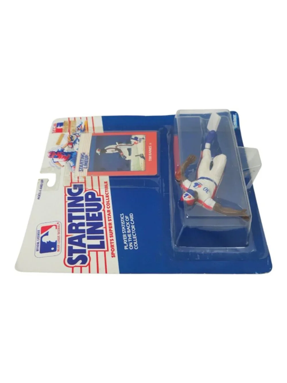 1988 Kenner Starting Lineup Tim Raines Montreal Expos MLB Card Action Figure NOC